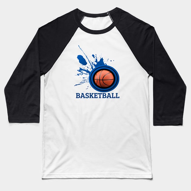 Basketball Baseball T-Shirt by tjagatic